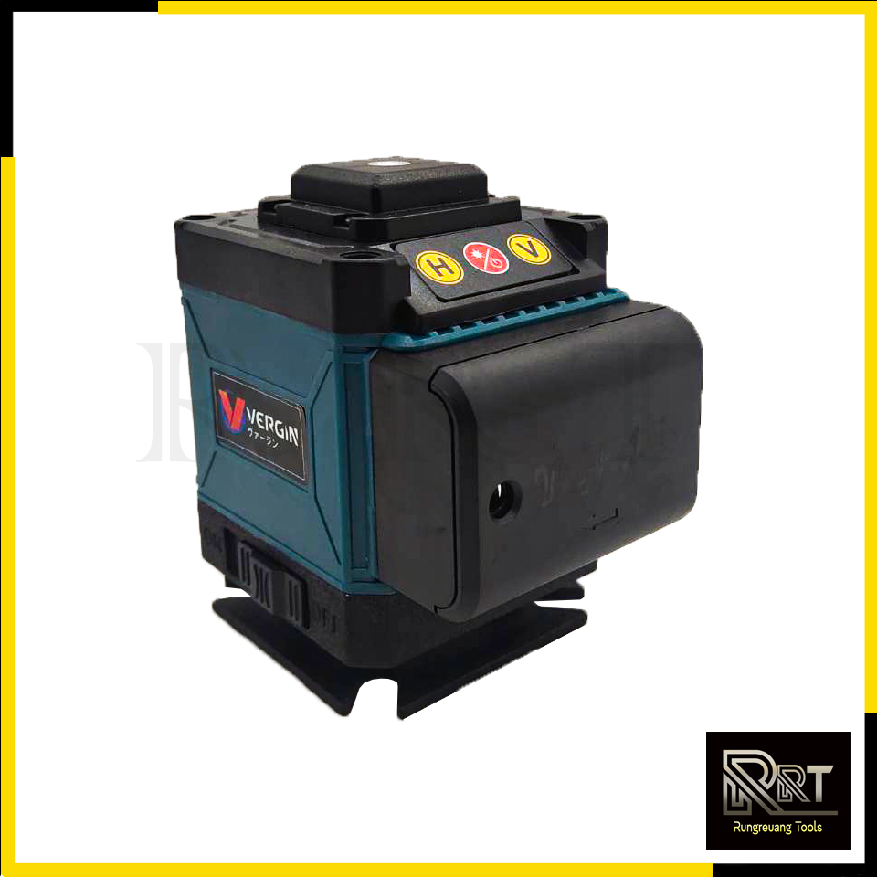 VERGIN ระดับน้ำเลเซอร์ 3D 12 เส้น 360 องศา รุ่น VG-12L (แสงสีเขียว)