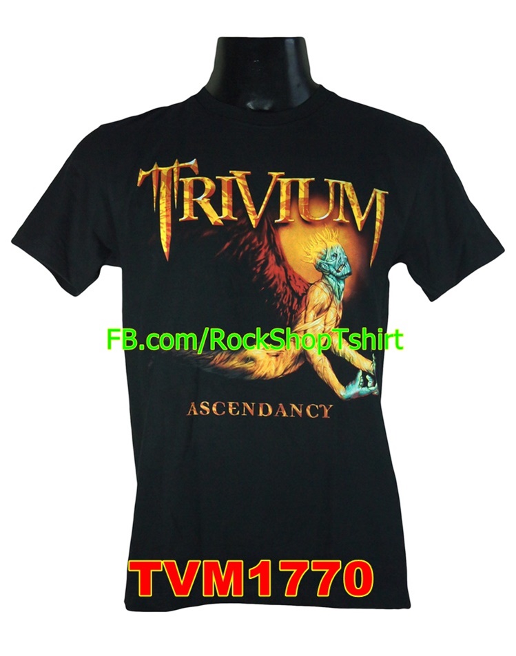 เสื้อวง Trivium เสื้อวินเทจ เสื้อยืดวงร็อค เมทัล ทริเวียม TVM1770