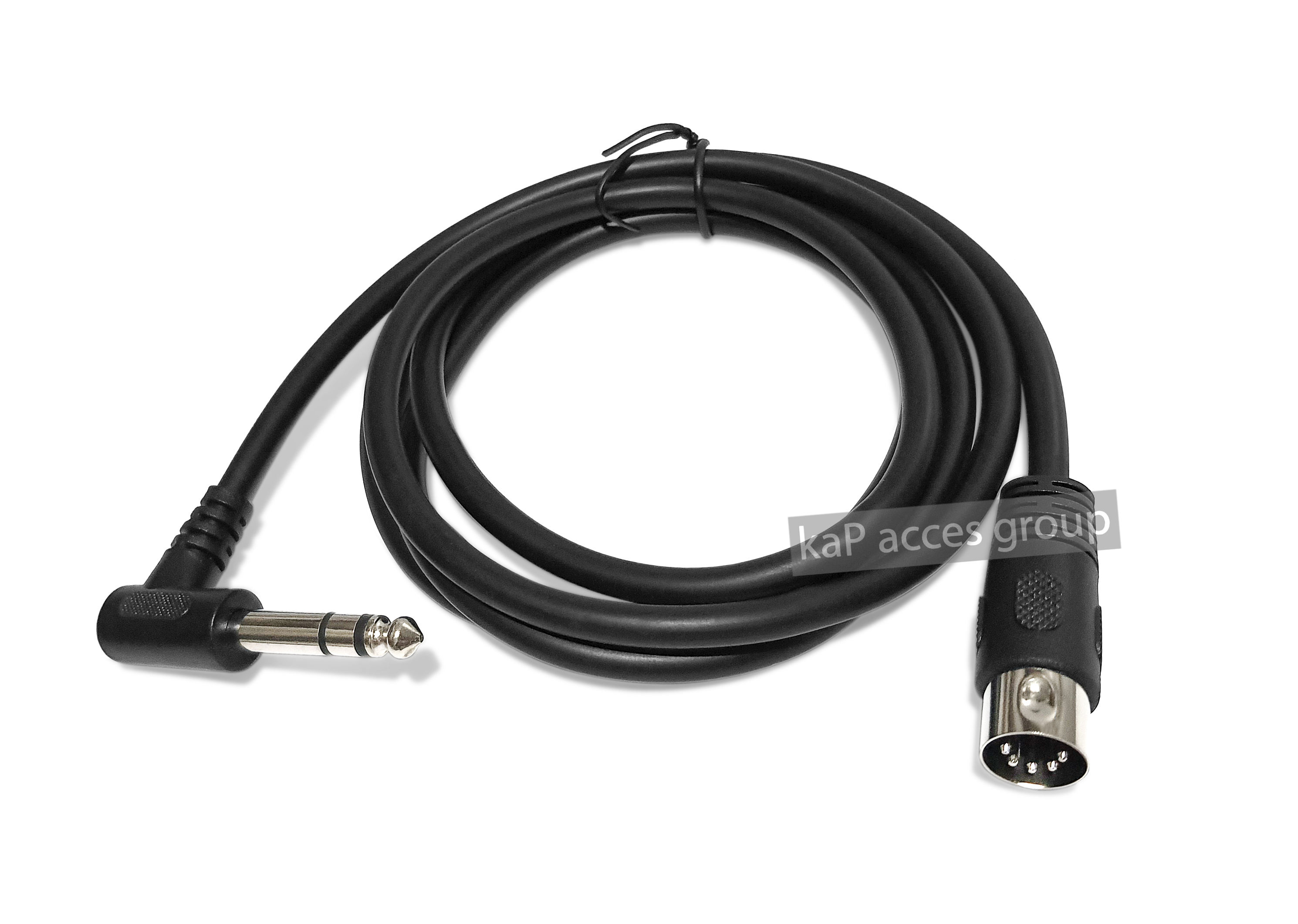 6.35mm (1/4 Inch)TRS Stereo Jack Audio Cable Din 5 Pin MIDI Male Plug High Quality 1.5meter