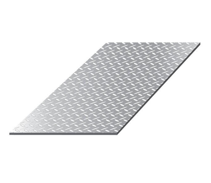 เหล็กแผ่นลายตีนไก่ (1 ขีด) 4ฟุต x 8ฟุต