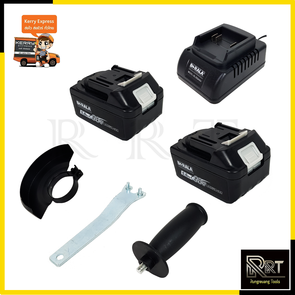 BERALA เครื่องเจียร์ไร้สาย 98V เครื่องเจียร์แบตเตอรี่ รุ่น DGA404