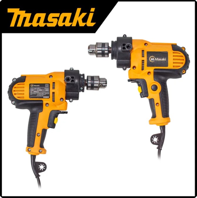 MASAKI เครื่องขัดเงา 2 ระบบ 380 W รุ่น MK-6125 แปลงเป็นสว่านได้ มีปุ่มล็อคสวิตซ์ใช้งานต่อเนื่อง เส้นผ่านศูนย์กลาง 125 มม. 5 นิ้ว