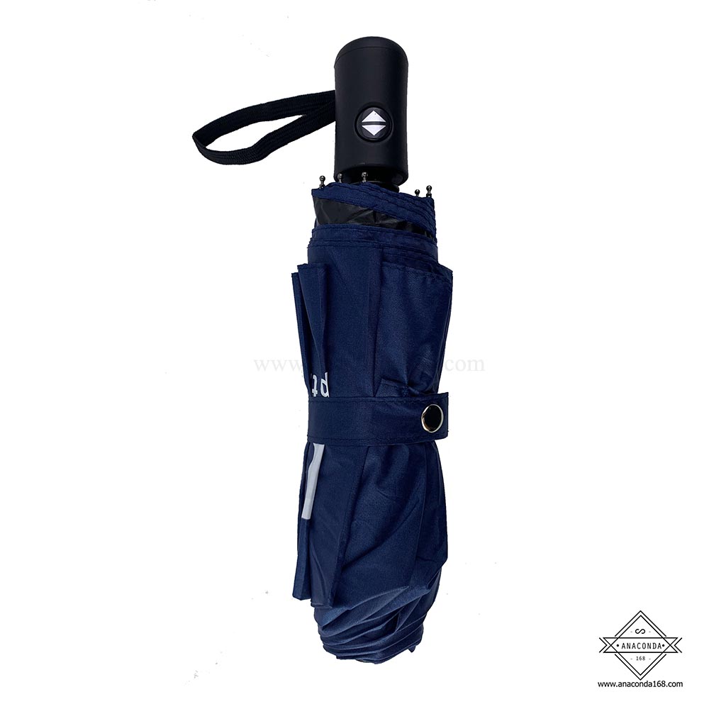 ร่มพับพรีเมี่ยม 3 ตอน 8 ก้าน แบบอัตโนมัติ ทำโลโก้