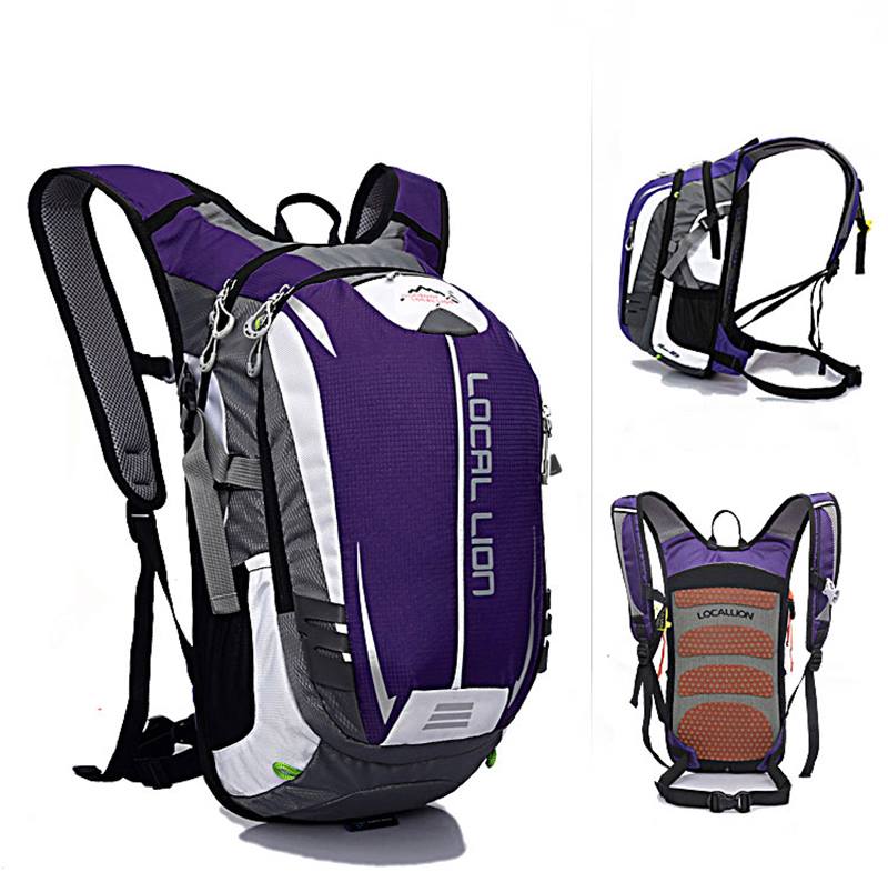 กระเป๋าจักรยาน Local Lion สีม่วง 18L