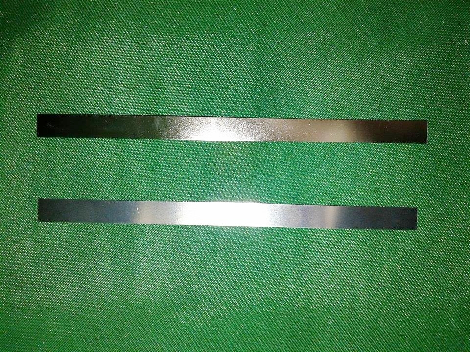 แผ่นนิกเกิ้ล เชื่อมขั้วแบตเตอรี่ ทำสะพานไฟ ขนาด 6x100x0.1mm