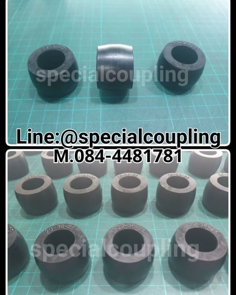 บุชยางnbr ทรงโอ่ง ขนาดid20mm od36mm L25mm พร้อมส่งแล้วคะ
