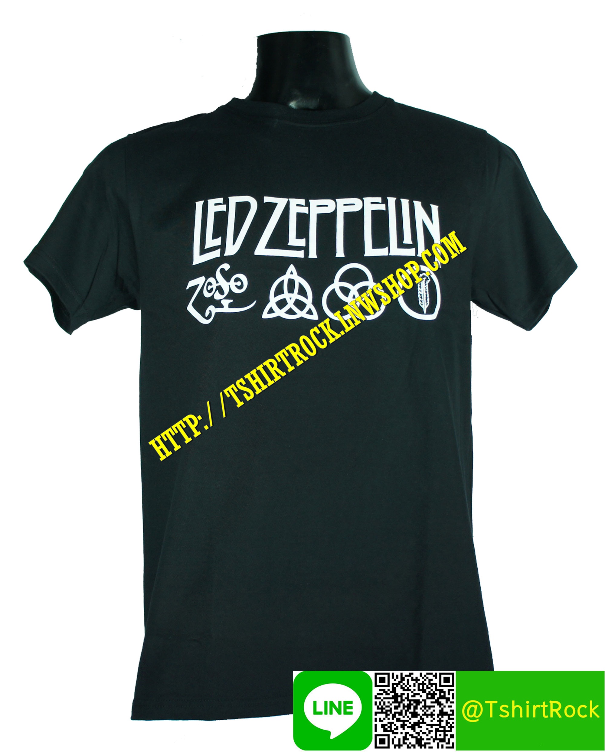 LED ZEPPELIN เสื้อยืดวงร็อค เมทัล ดนตรี เสื้อวงเลด เซพเพลิน LZN1565