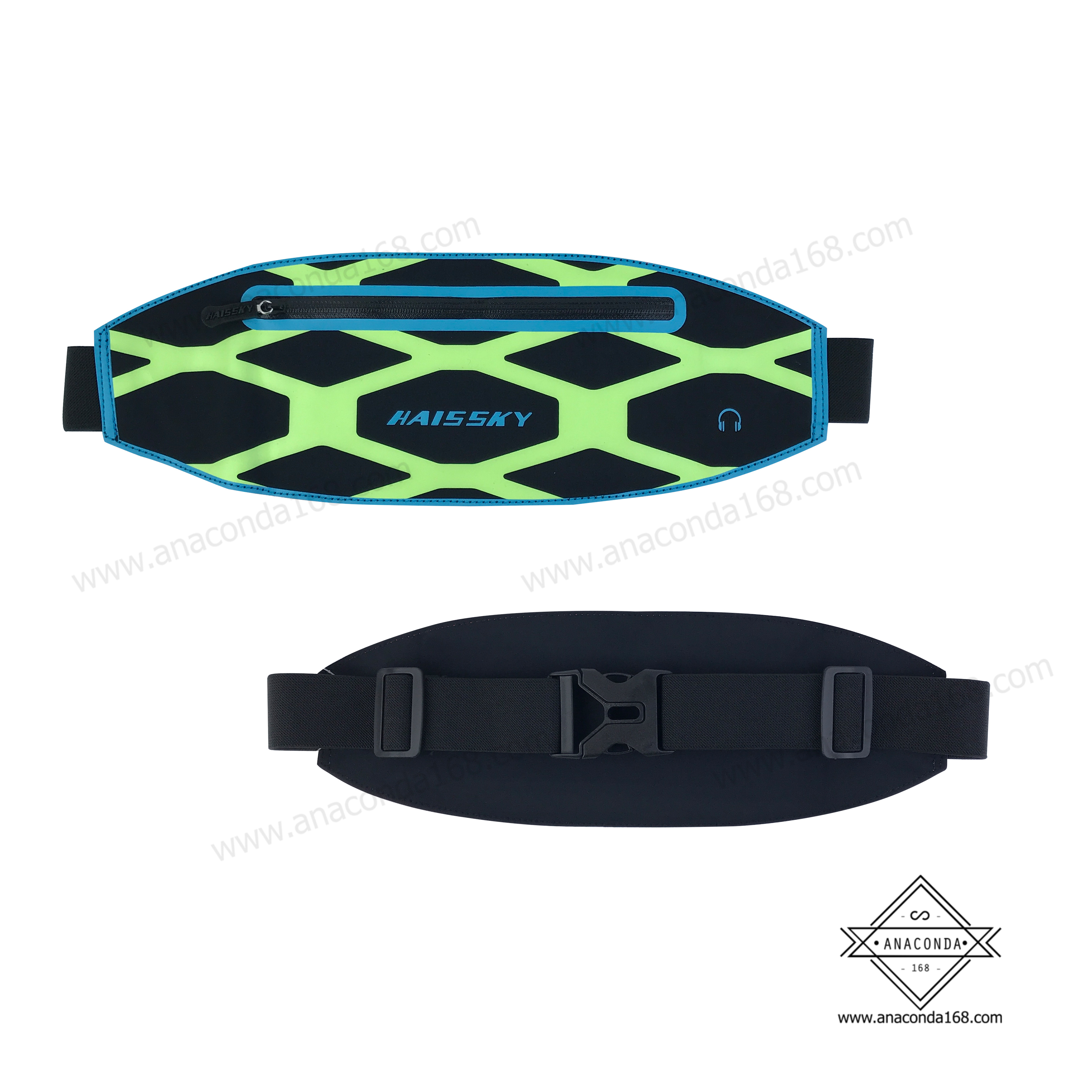 กระเป๋าคาดเอวกันน้ำ sport Haissky 1 ซิป