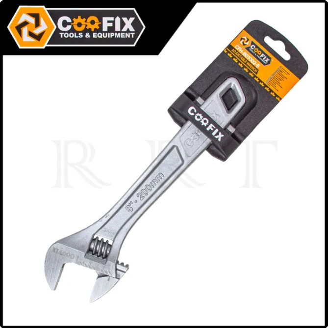 COOFIX ประแจเลื่อน 8 นิ้ว รุ่น CFH-B01002-8 ปากกว้าง 20 MM. มีรูแขวนจัดเก็บสะดวก <สินค้าของแท้ HOT I'tem