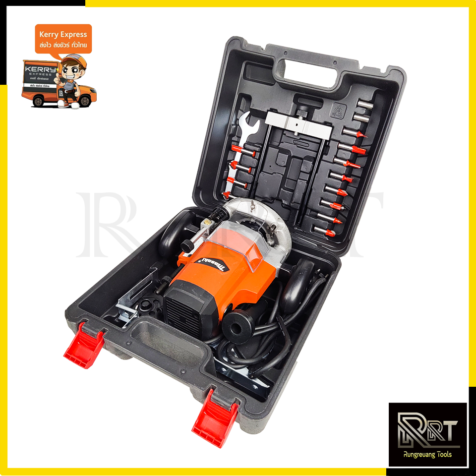 MASAKI เร้าเตอร์ เครื่องเซาะร่องไม้ รุ่น MK-MT360 พร้อมกล่องเก็บ