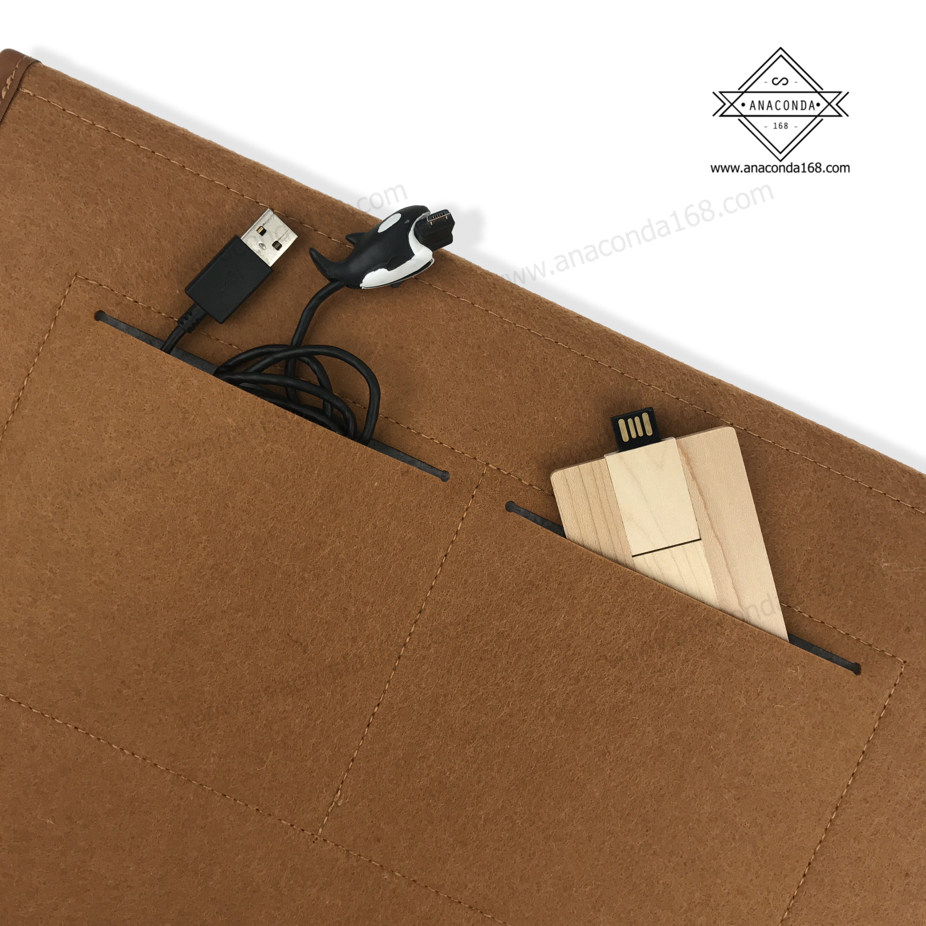 กระเป๋าใส่แล็ปท็อป & เอกสาร(ผ้าสักหลาด 13 นิ้ว)