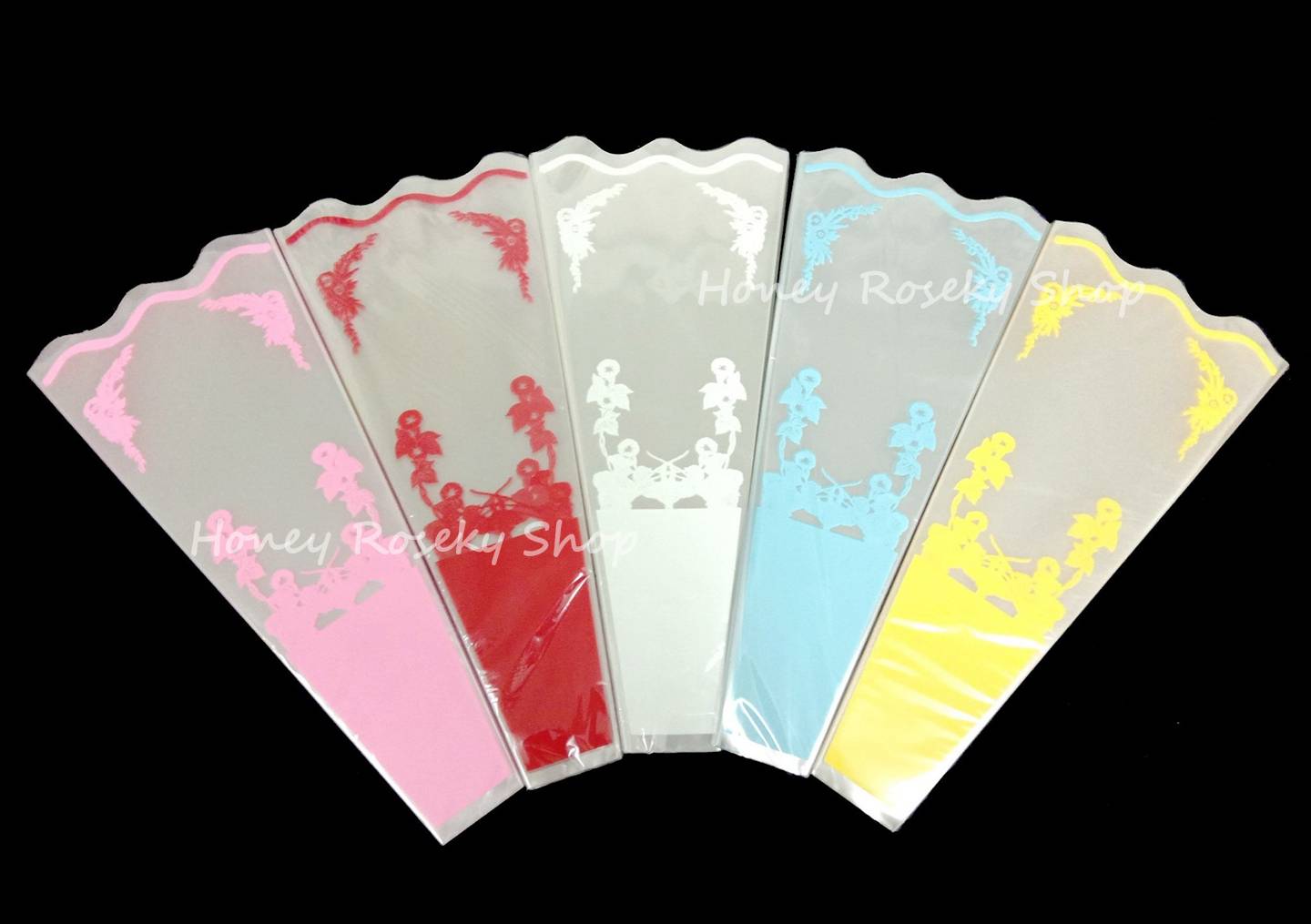 ซองใส่ดอกไม้ รุ่น 3A (แพ็คละ100ใบ ต่อ 1 สี)