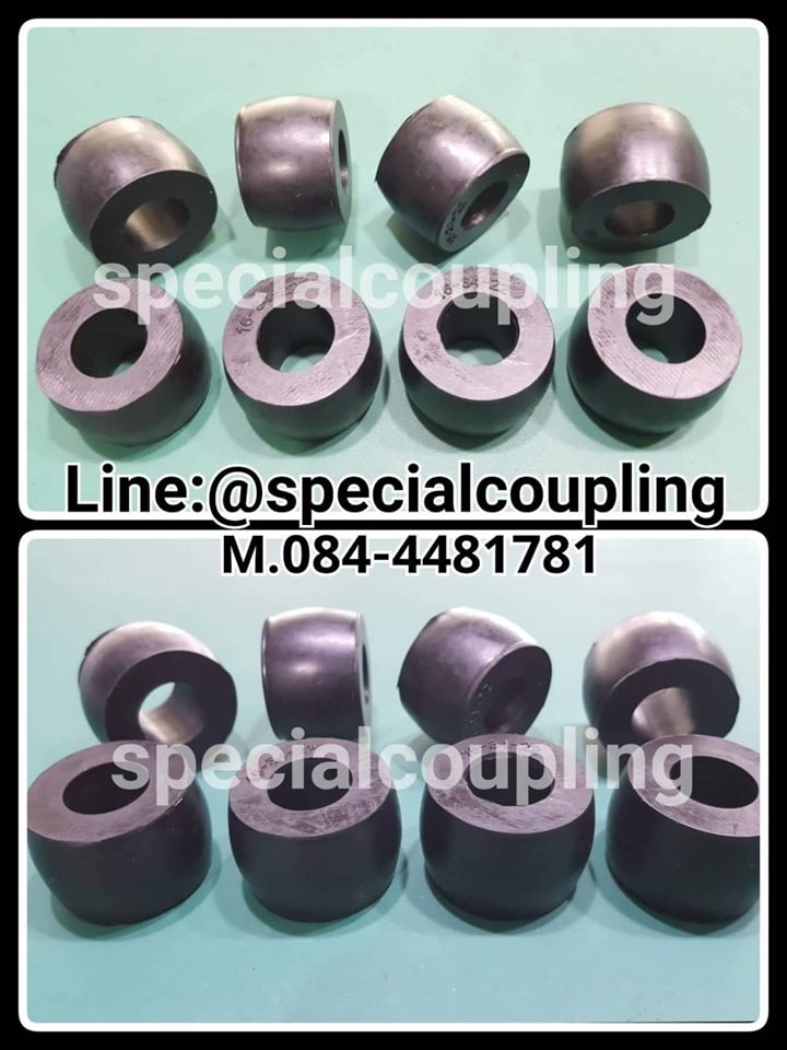 จำหน่ายบุชยางnbr ทรงโอ่ง ขนาด id16mm Od34mm L22mm พร้อมส่งคะ