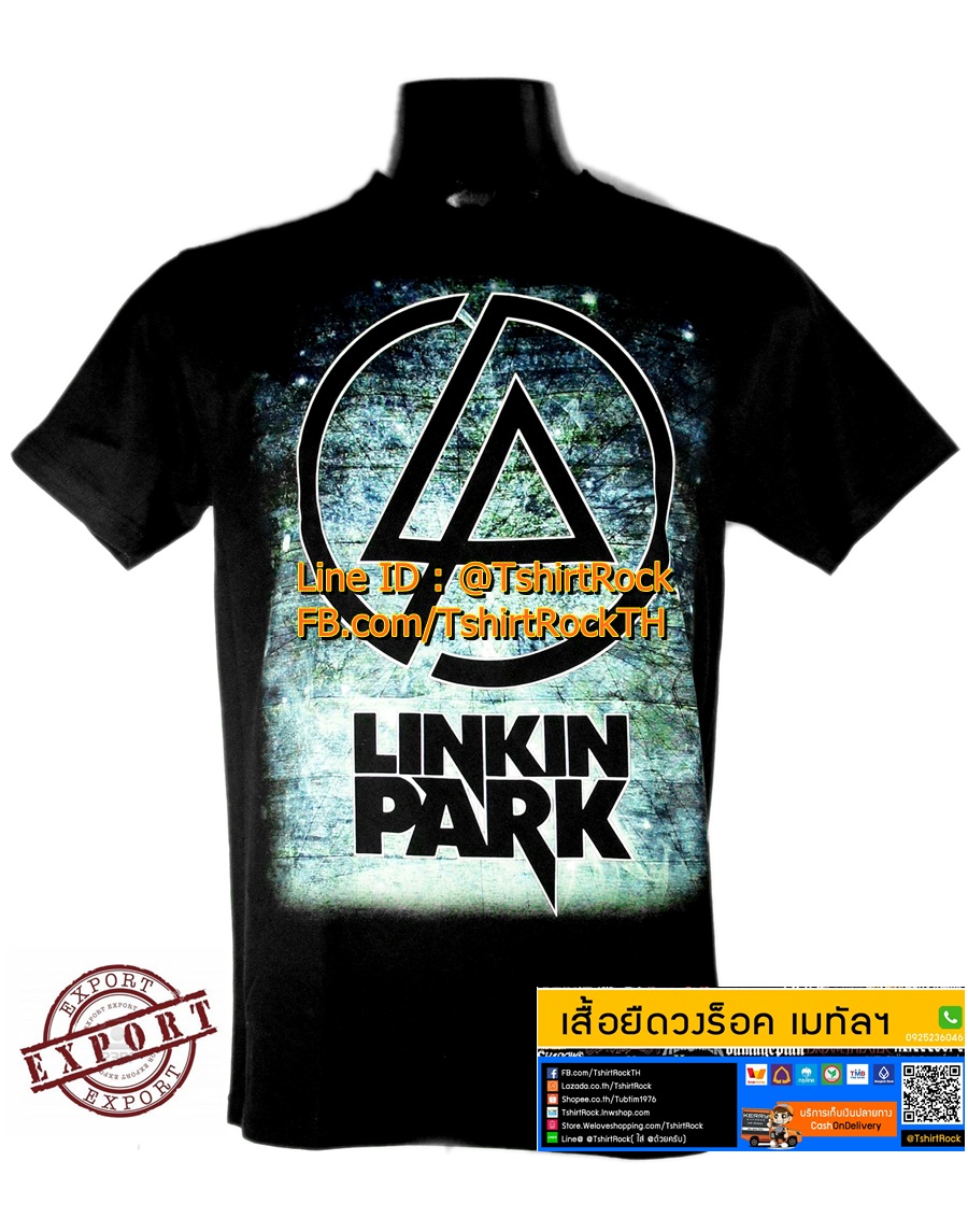 เสื้อวง LINKIN PARK เสื้อยืดวงดนตรีร็อค เมทัล เสื้อร็อค ลิงคินพาร์ก LPK1660