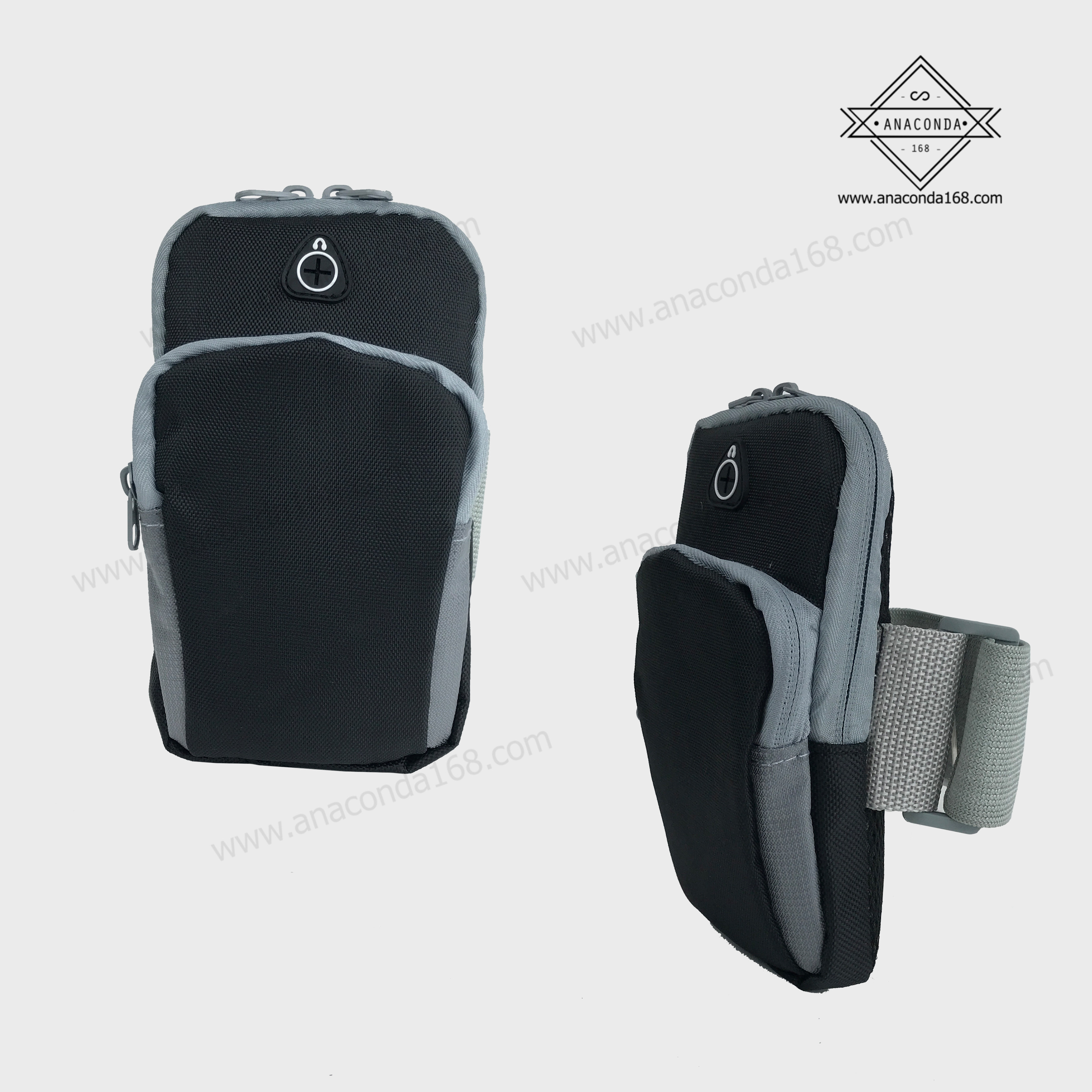 กระเป๋าคาดแขนสปอร์ต สีเรียบ (armband)