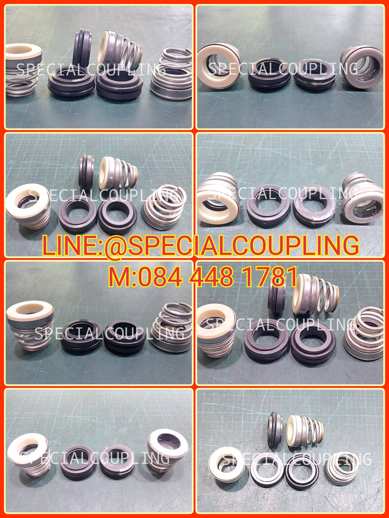 รับผลิตMECHANICAL SEAL ตามตัวอย่าง (SIZE 18X33MM) mat: CE CA NBR รอสินค้า5 วันคะ สอบถามได้คะ