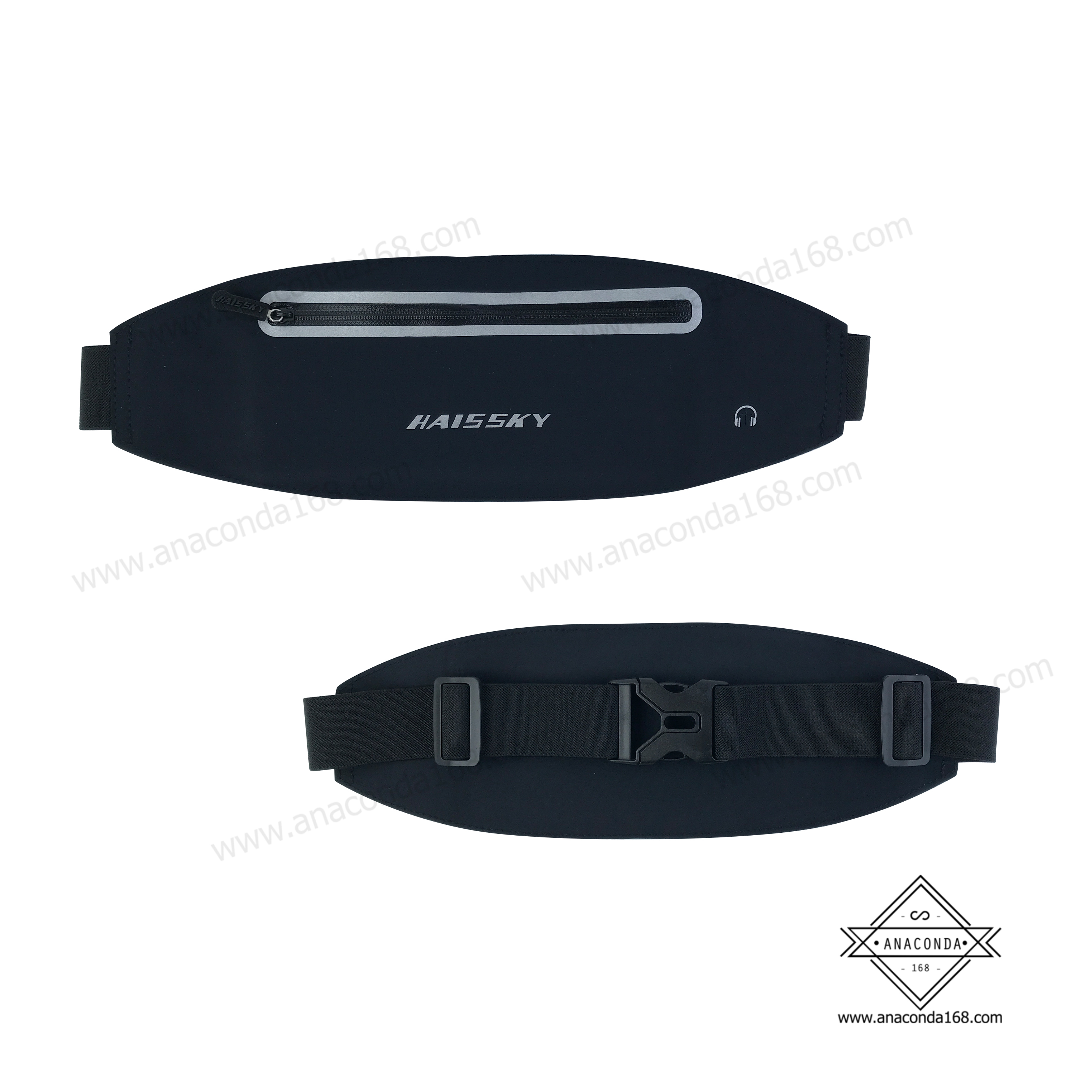 กระเป๋าคาดเอวกันน้ำ sport Haissky 1 ซิป