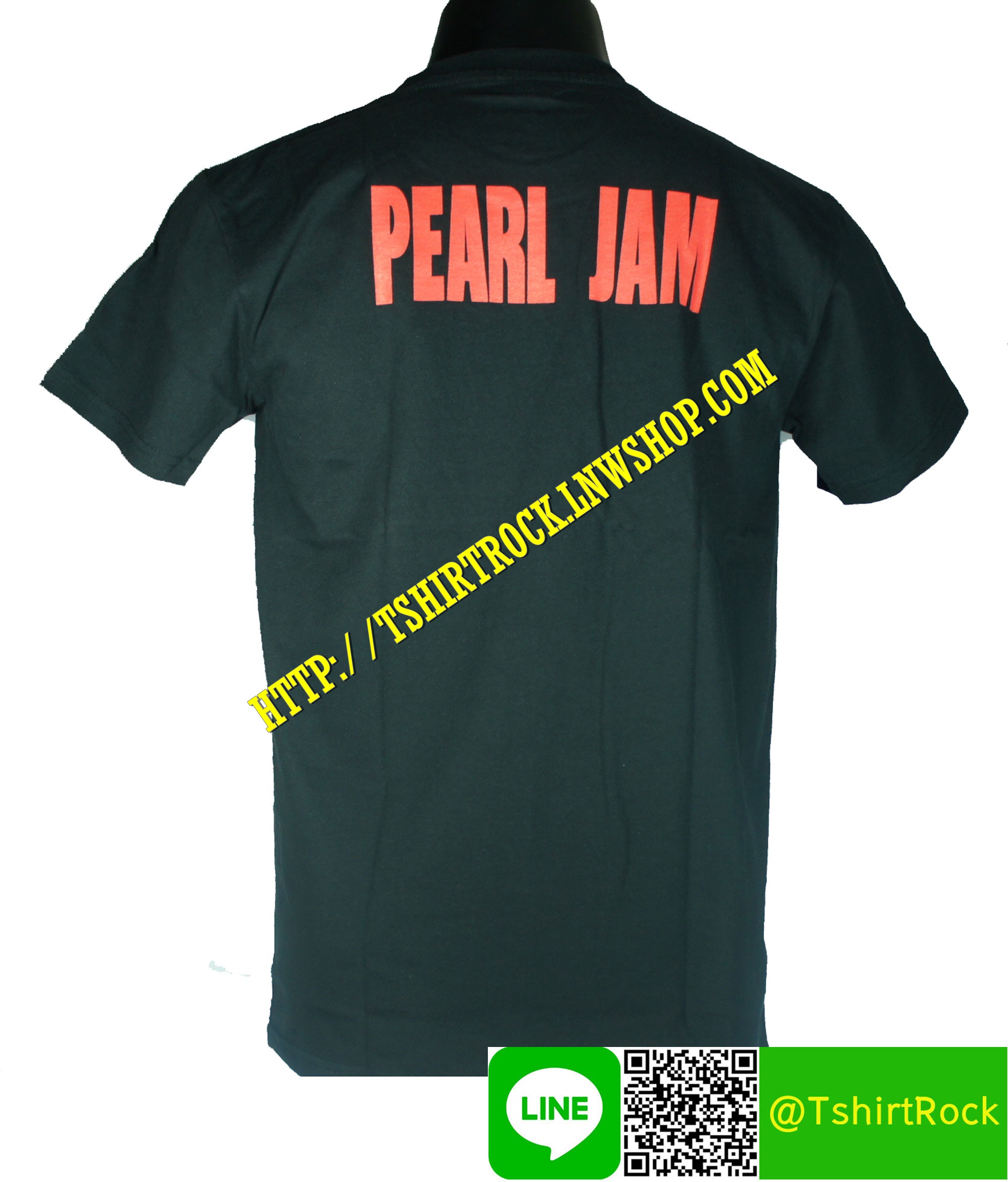 PEARL JAM เสื้อยืดวงร็อค เมทัล ดนตรี เสื้อวงเพิร์ลแจม PJM1436