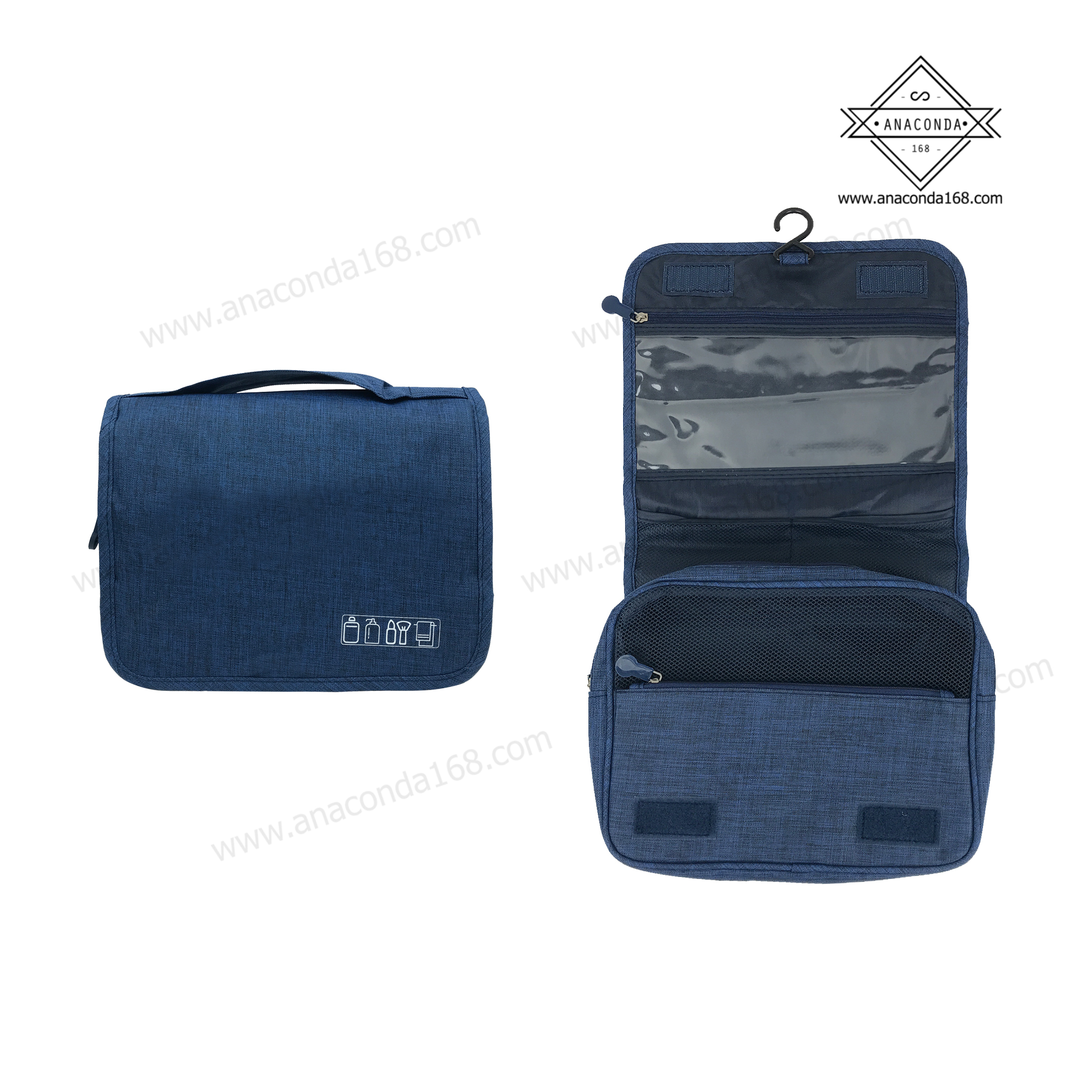 กระเป๋าจัดเก็บอุปกรณ์อาบน้ำแบบพับ