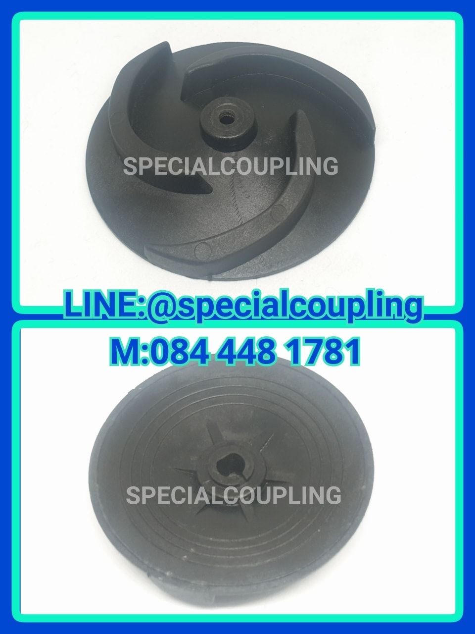 จำหน่ายใบพัดปั้มน้ำพลาสติก ขนาดod78mm รูเพลา8 mm. พร้อมส่งจ้า