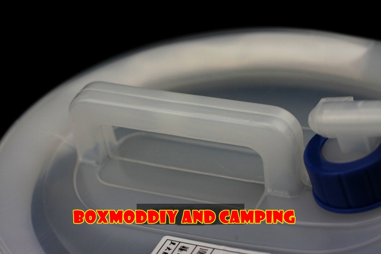 ถังน้ำดื่มแบบพกพา ถังน้ำยืดหดได้ มีก็อกน้ำเปิดปิด สำหรับ Camping กลางแจ้ง ขนาดความจุ 15ลิตร 15L พกพาสะดวก วัสดุ PE แบบหนา อย่างดี