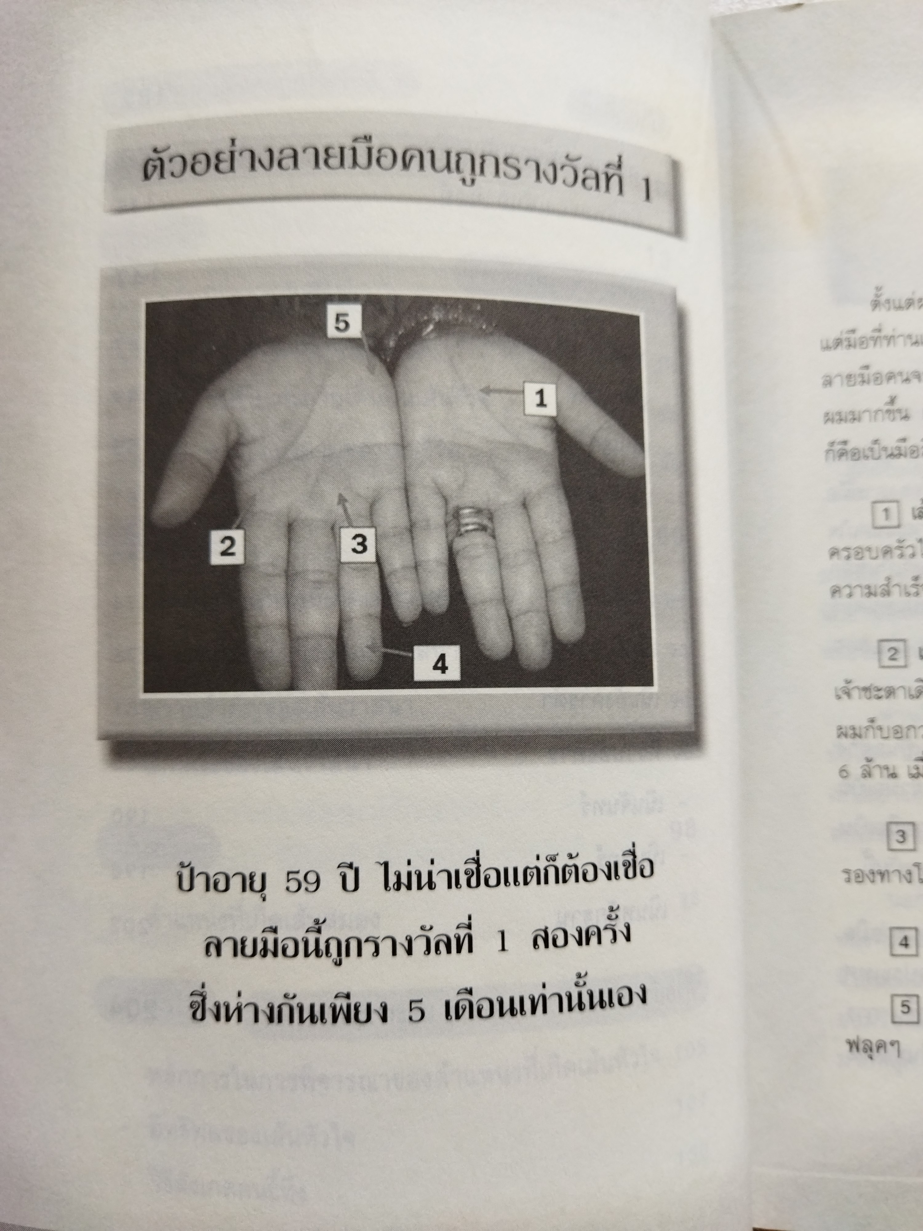ลายมือบอกชีวิต ลิขิตอนาคต / สุทิน หัตถศาสตร์