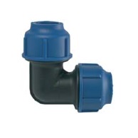ข้องอ 90องศา (90o Elbow) HDPE แบบสวมอัด