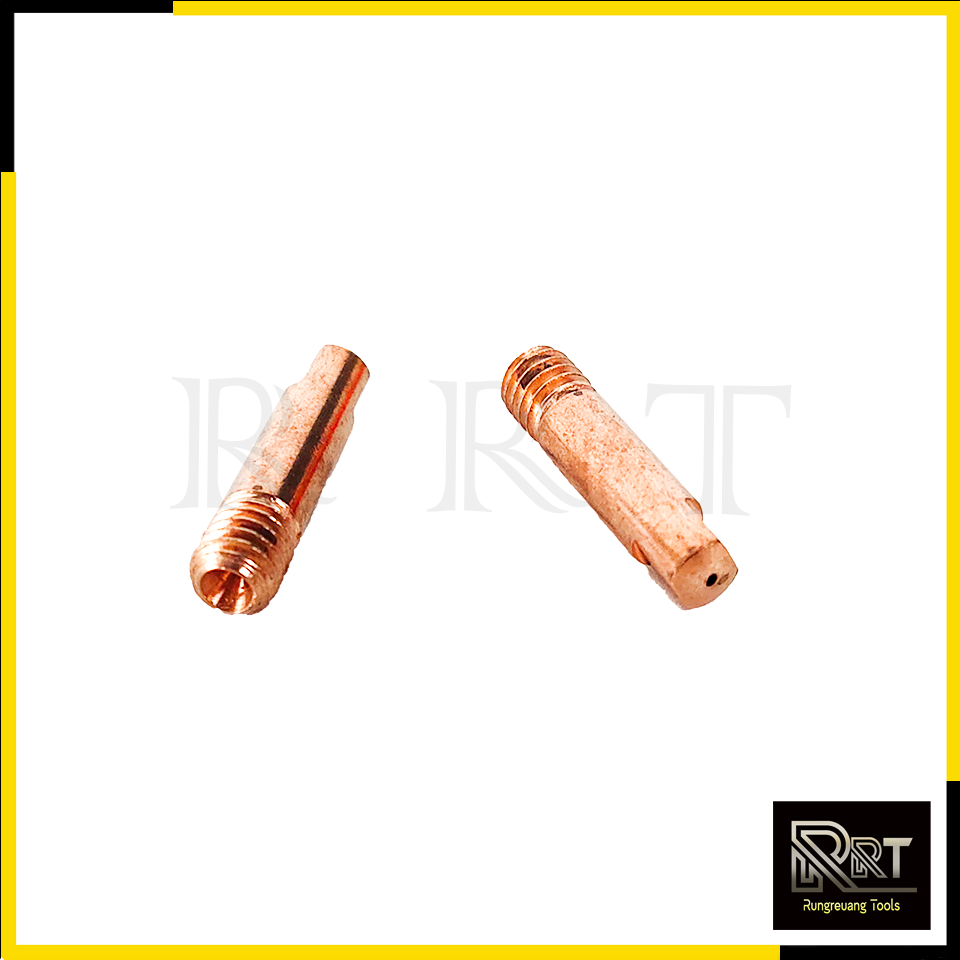 CONTACT TIP อุปกรณ์เครื่องเชื่อม MIG ขนาด0.8 (1ชุด10หัว)