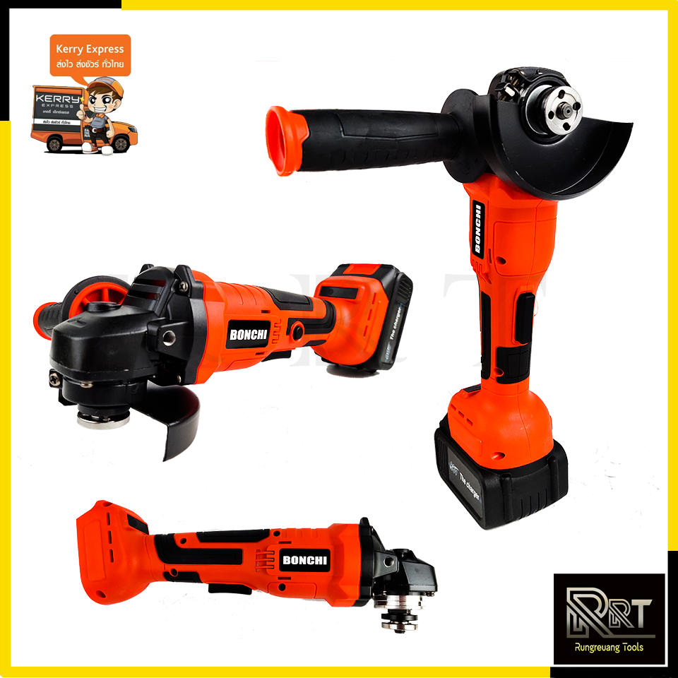 BONCHI เครื่องเจียร์ไร้สาย 88V เครื่องเจียร์แบตเตอรี่