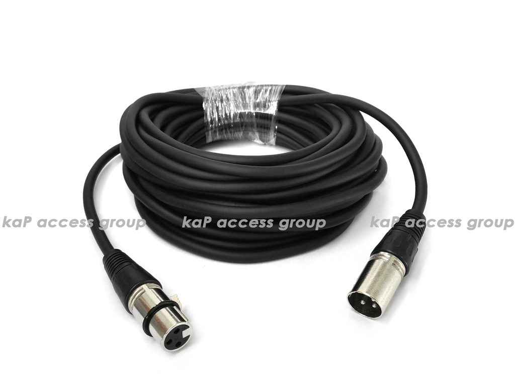 สายสัญญาณเสียง XLR Male / Female 3 PIN (10M)