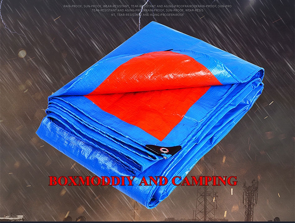 ผ้าใบกันฝน ผ้าใบรถคอก ฟลายชีท กันแดด กันฝน TARP หนา ทนทาน ราคาถูก ขนาด 3x3เมตร