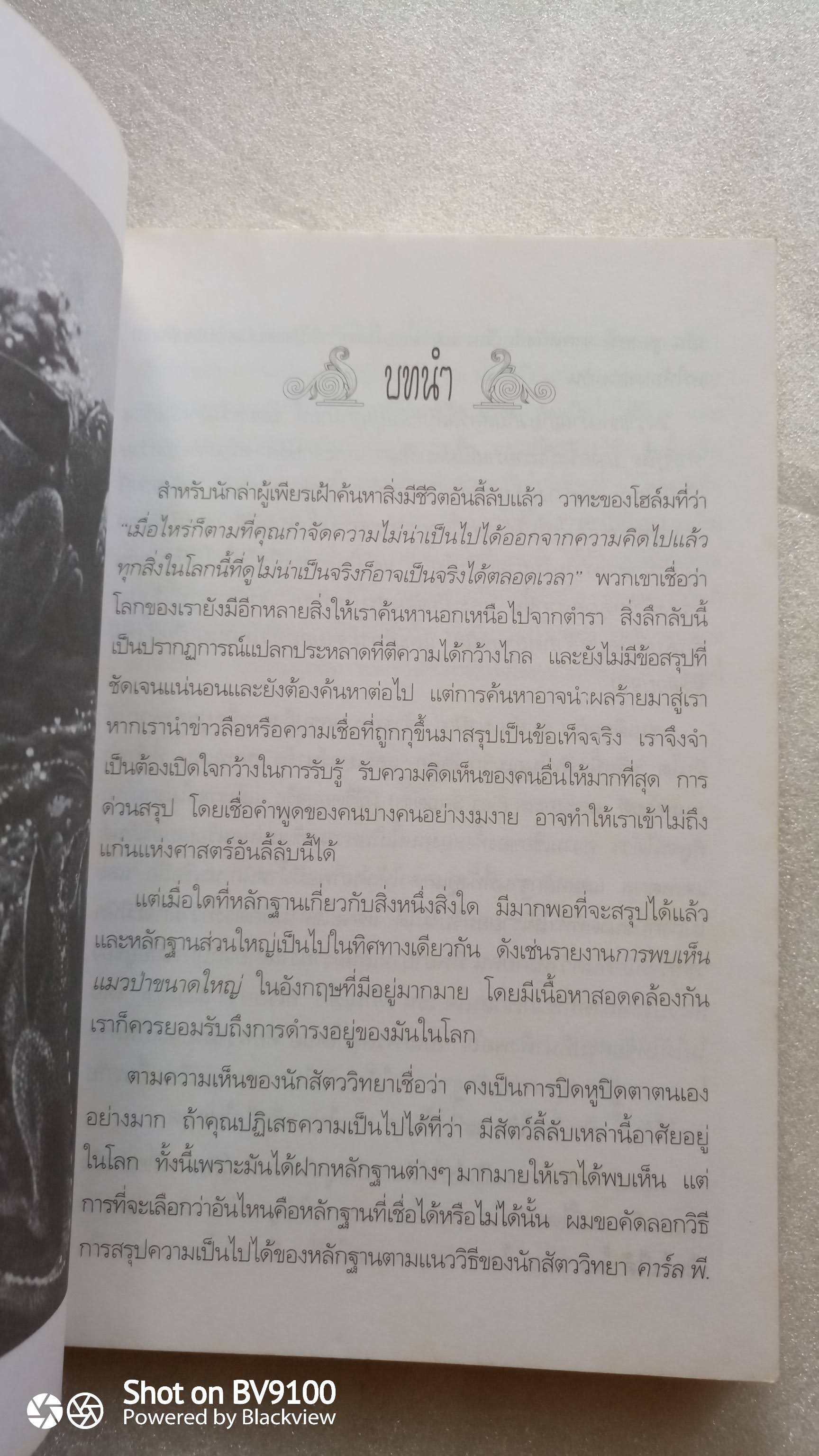 ตำนานเรื่องตัวประหลาด / บัวแก้ว ไชยหลวงผา