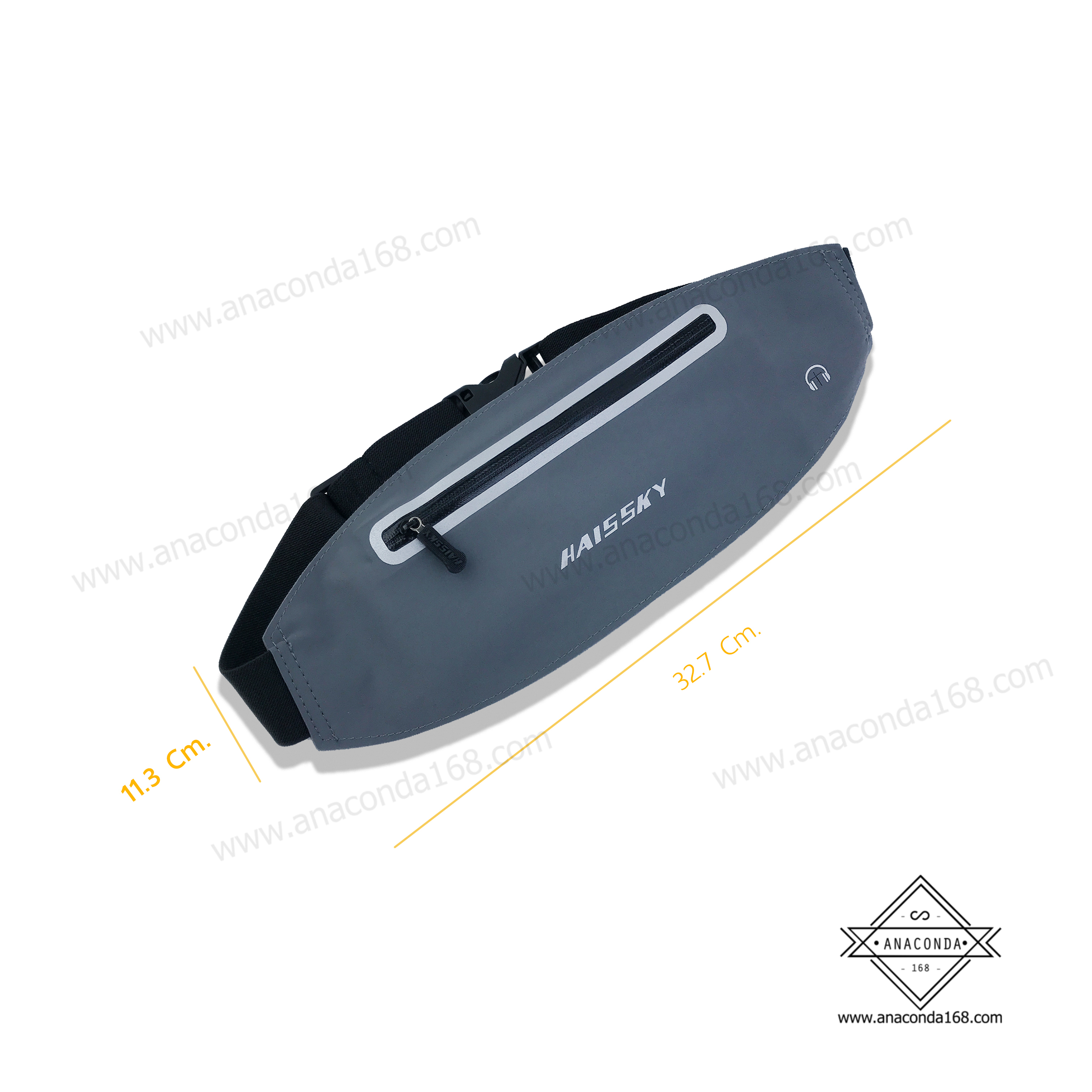 กระเป๋าคาดเอวกันน้ำ sport Haissky 1 ซิป