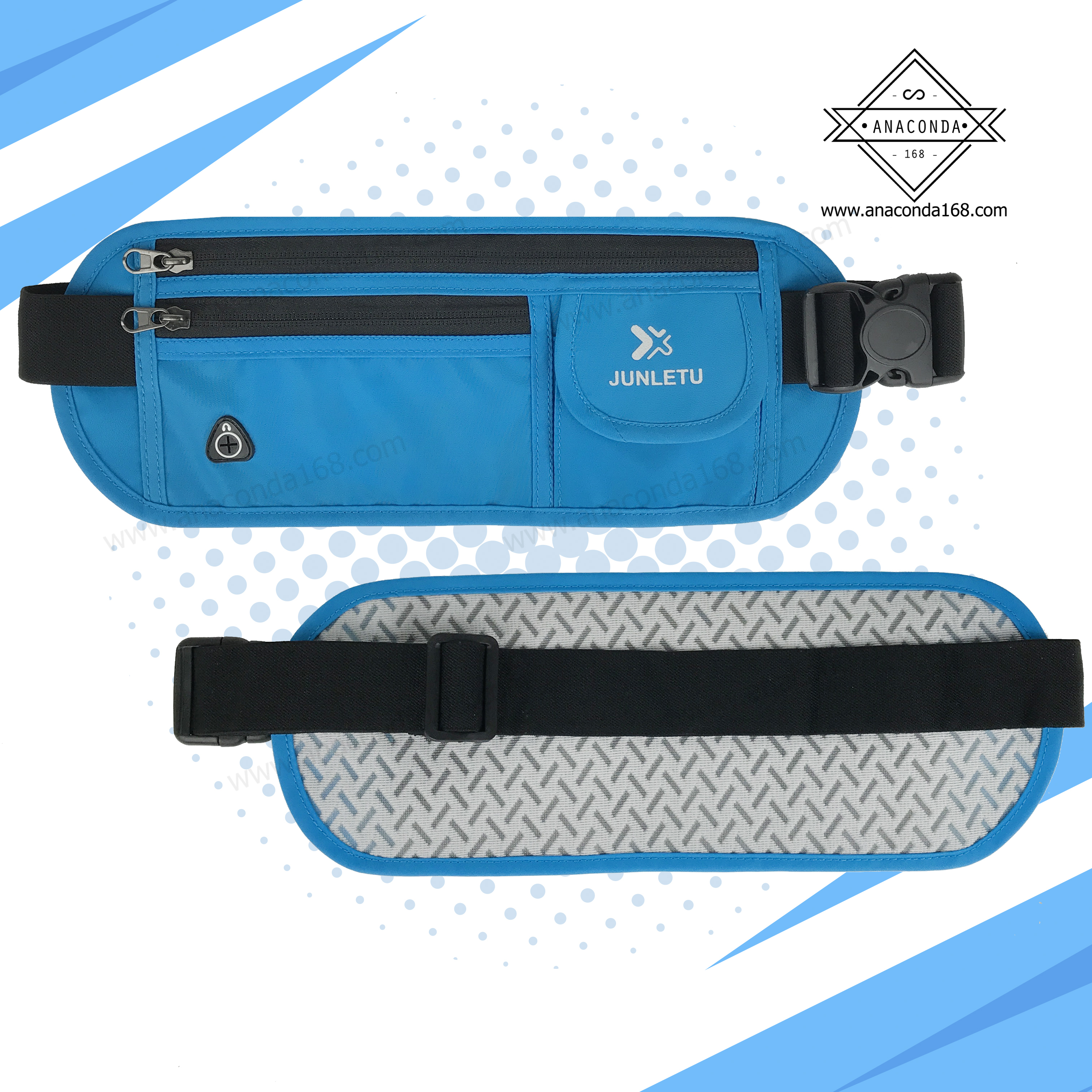 กระเป๋าคาดเอวทรงสปอร์ต JUNLETU