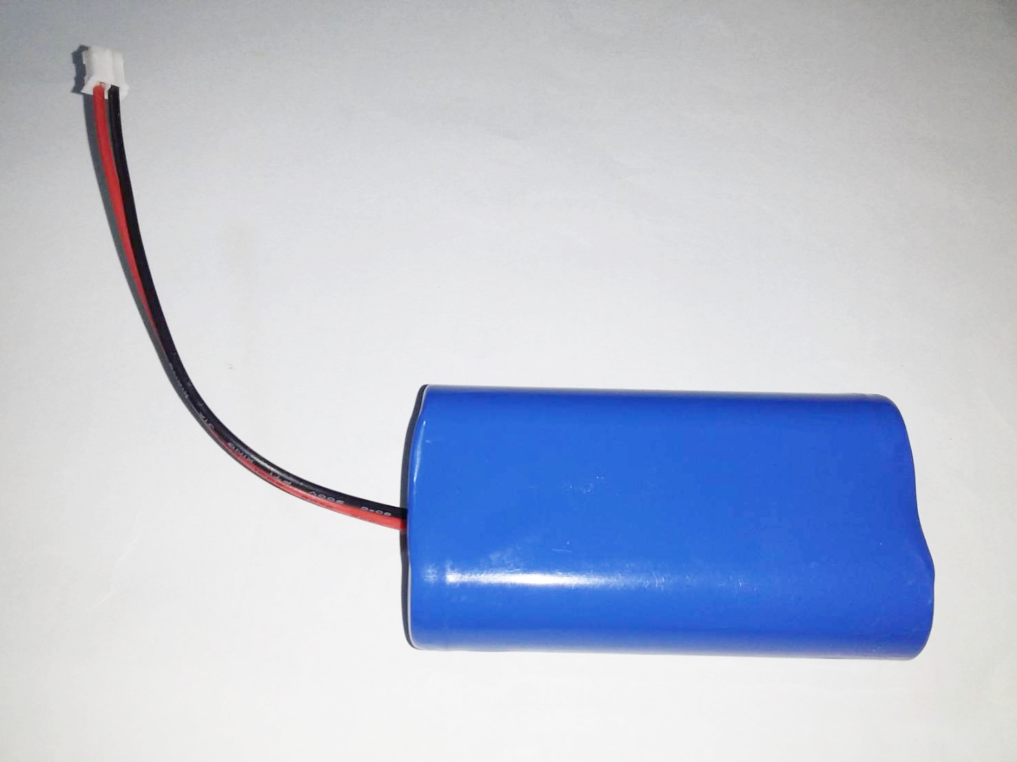 แบตเตอรี่ชาร์จ แพค 18650*2ก้อน ต่อขนาน 3.7v 2200mah พร้อมแผ่นป้องกัน สายไฟหัวโมเลค2พิน