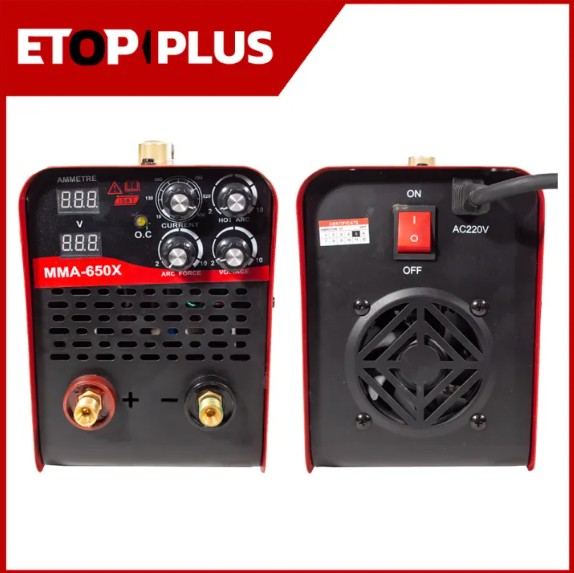 ETOP ตู้เชื่อม INVERTER รุ่น MMA-650X ระบบใหม่อาร์คฟรอส น้ำหนักเบา เชื่อมง่าย