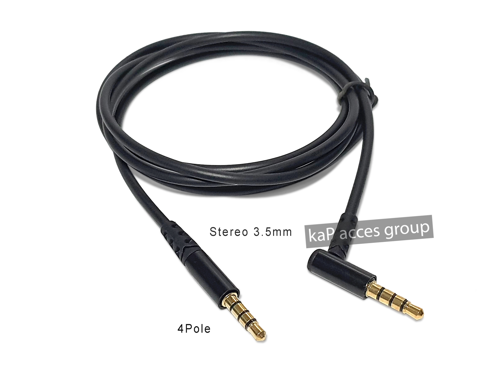 สาย AUX Stereo 3.5MM ผู้-ผู้ 3ขีด 4Pole ความยาว 1.20เมตร