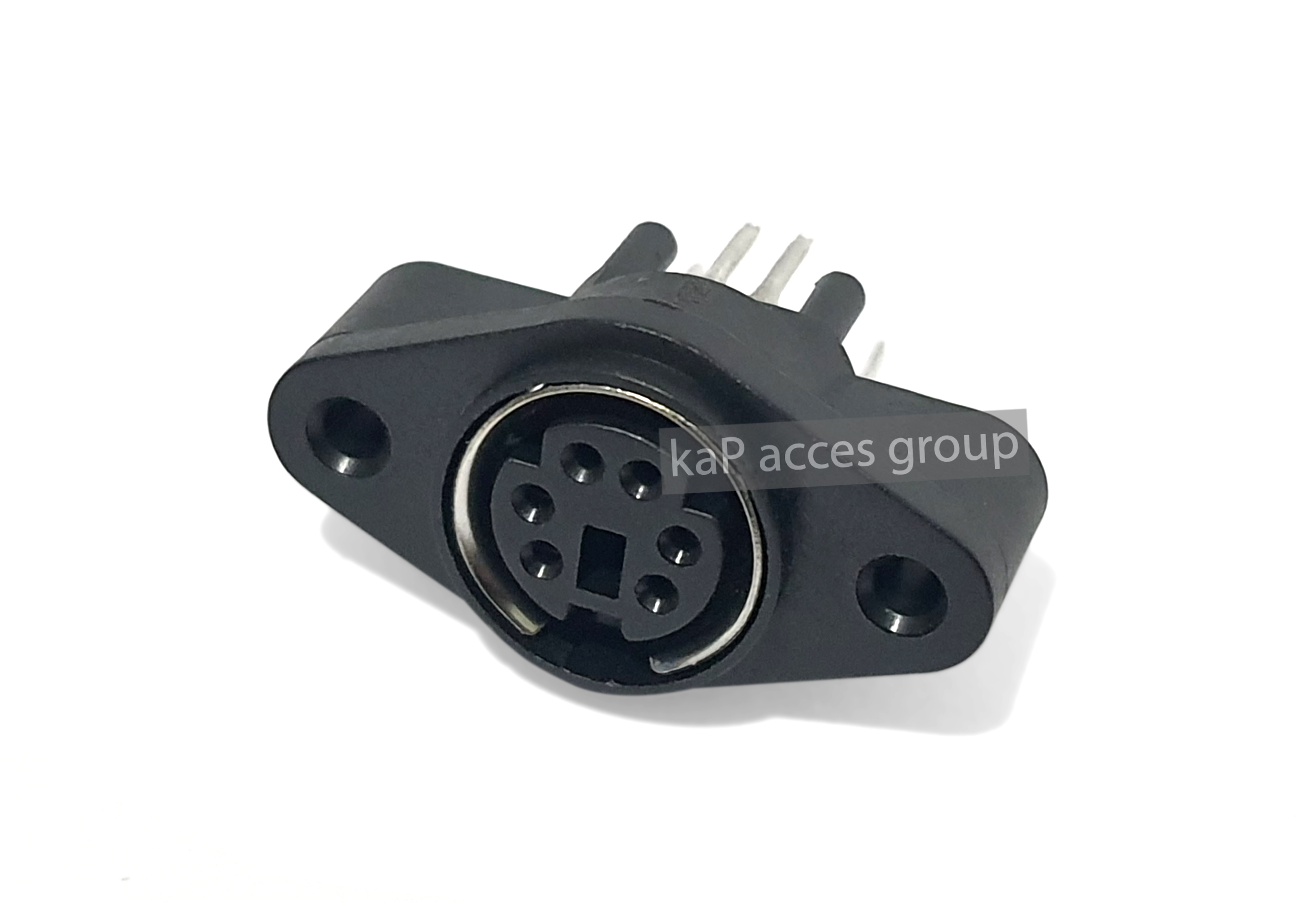 MDC/S Terminal Socket DIN Jack Connector Mini PS2 6Pin 6P Socket with Fixed Hole Mouse Keyboard