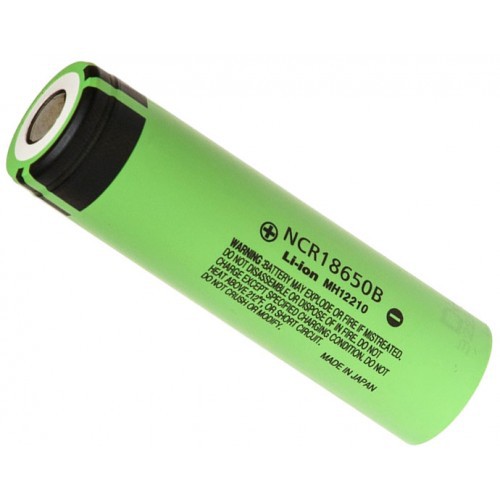 แบตเตอรี่ชาร์ท 18650B Panasonic 3400 mah flat รับประกันความจุเต็ม ใช้อึด ทน