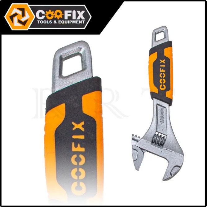 COOFIX ประแจเลื่อน 6 นิ้ว รุ่น CFH-B01003-6 เหมาะกับการใช้งานขันเกลียว น๊อตหรือยึดอุปกรณ์ต่างๆ