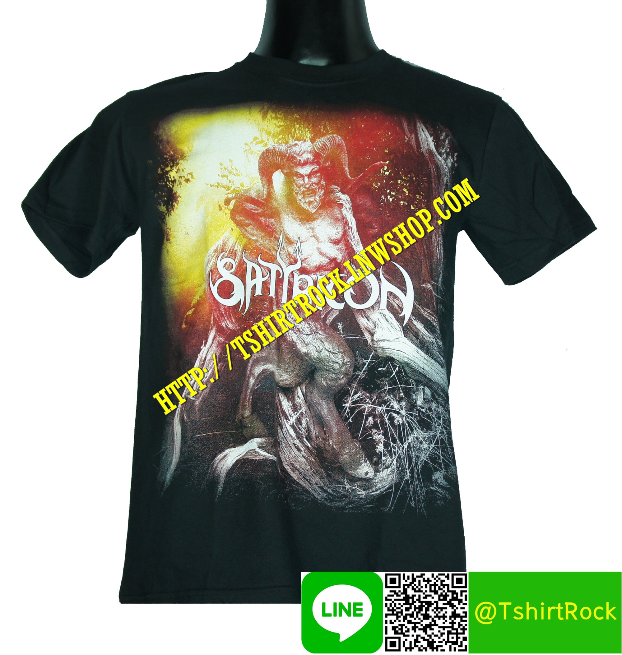 SATYRICON เสื้อยืดวงร็อค เมทัล ดนตรี เสื้อวง SAT1327
