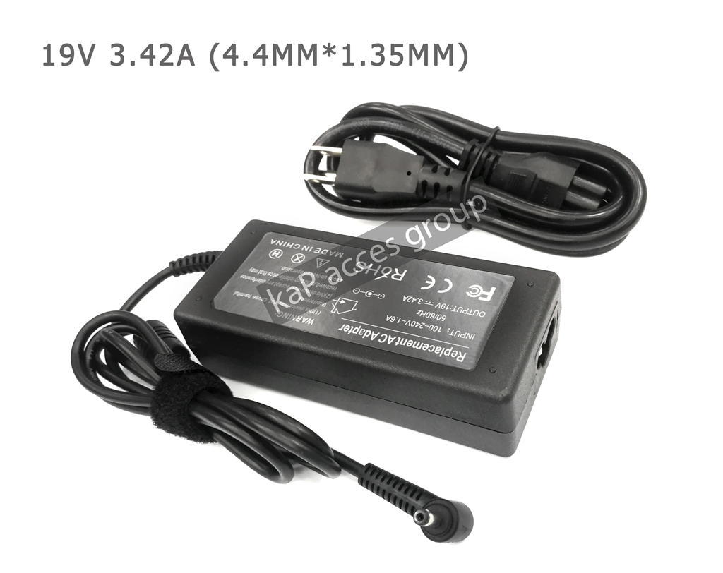อะแดปเตอร์ชาร์จโน๊ตบุ๊ค 19V 3.42A 4.0MM*1.35MM