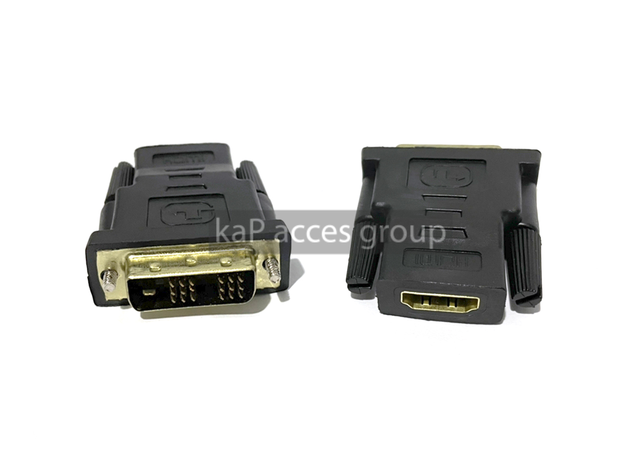 หัวแปลง Adapter DVI 18+1 (Male) to HDMI (Female)