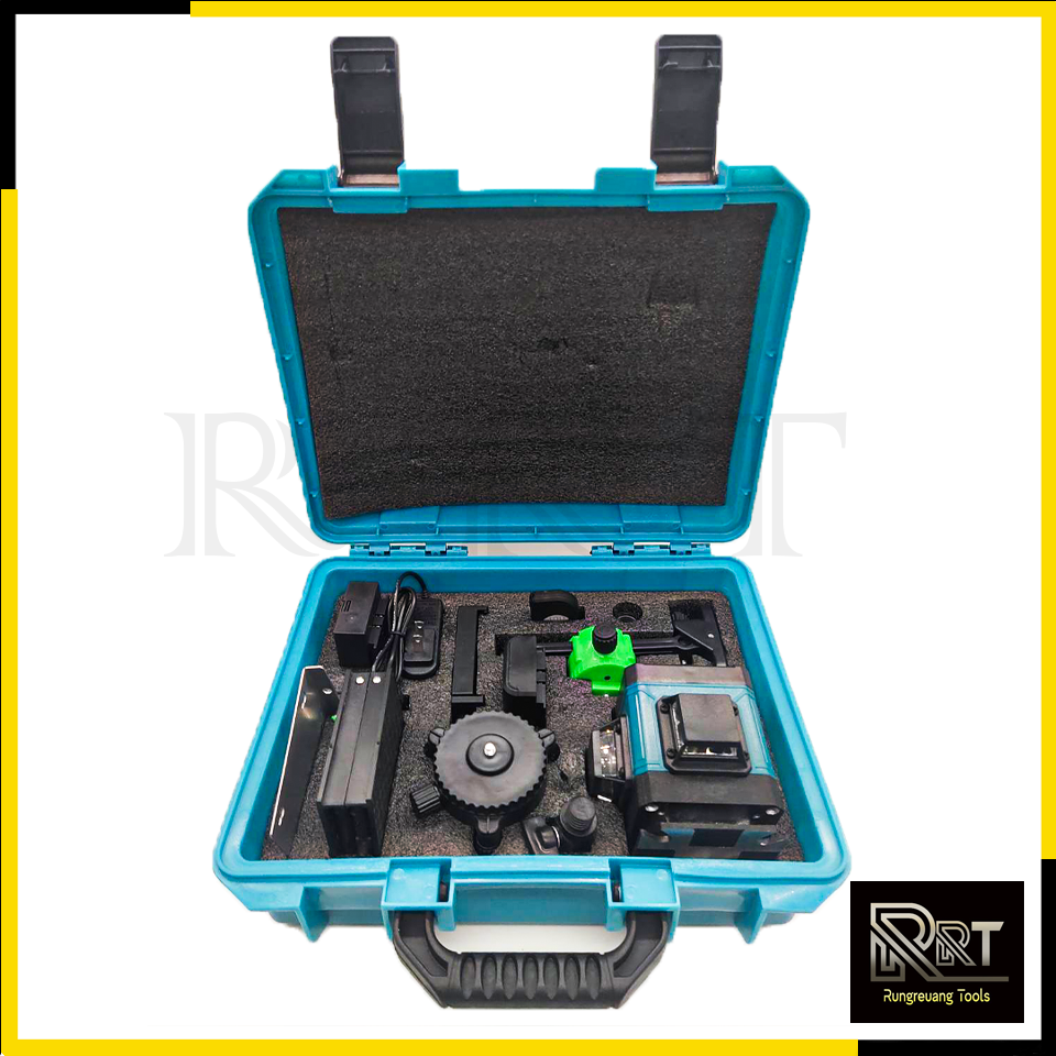 VERGIN ระดับน้ำเลเซอร์ 3D 12 เส้น 360 องศา รุ่น VG-12L (แสงสีเขียว)