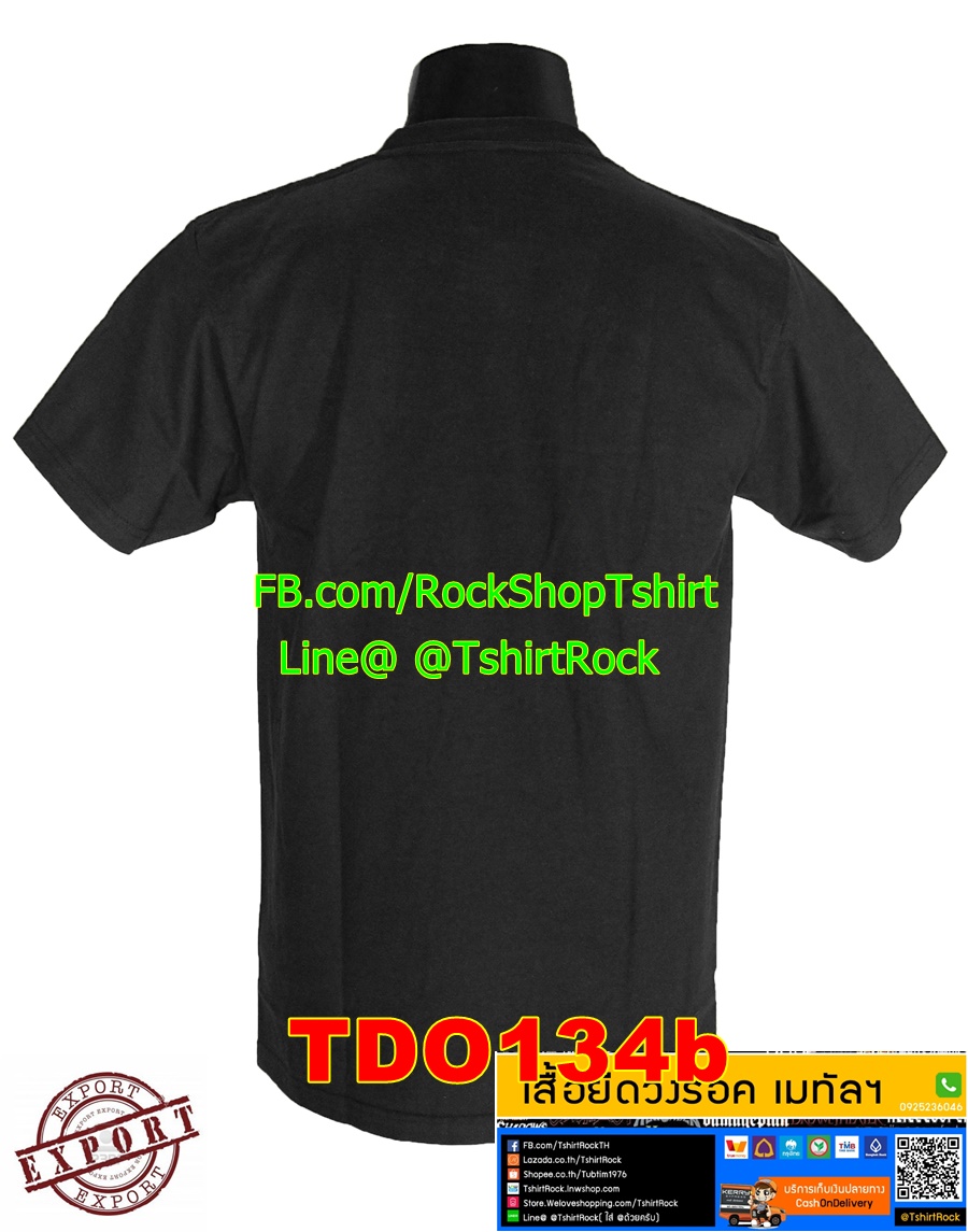 เสื้อร็อค Joker เสื้อวง เสื้อวินเทจ TDO134