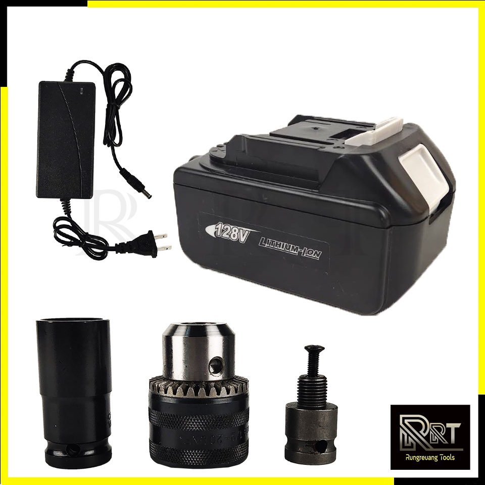 MAXNUM บล็อกไร้สาย 128V (แปลงเป็นสว่านได้) รุ่น 2IN1