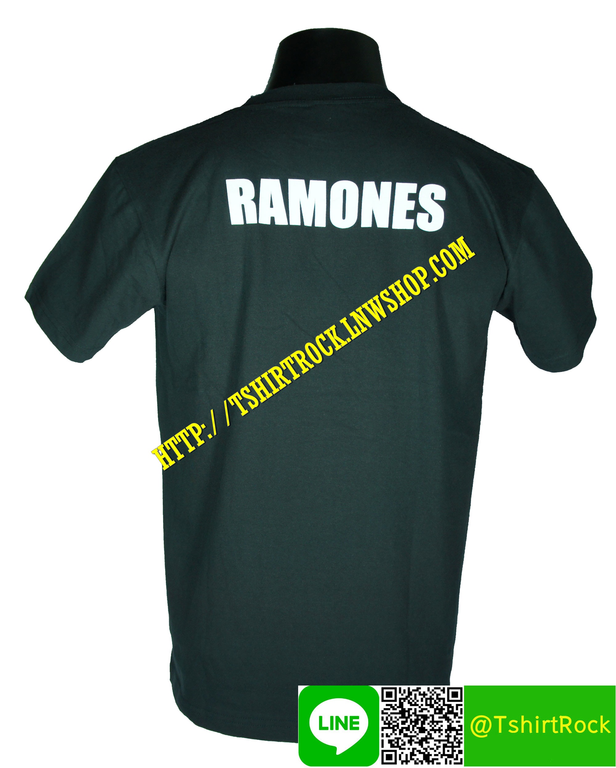 RAMONES เสื้อยืดวงร็อค เมทัล ดนตรี เสื้อวงราโมนส์ RMN692