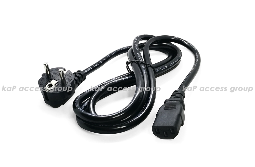 สายไฟ AC Power Cord EU to IEC C13 (1.8M)