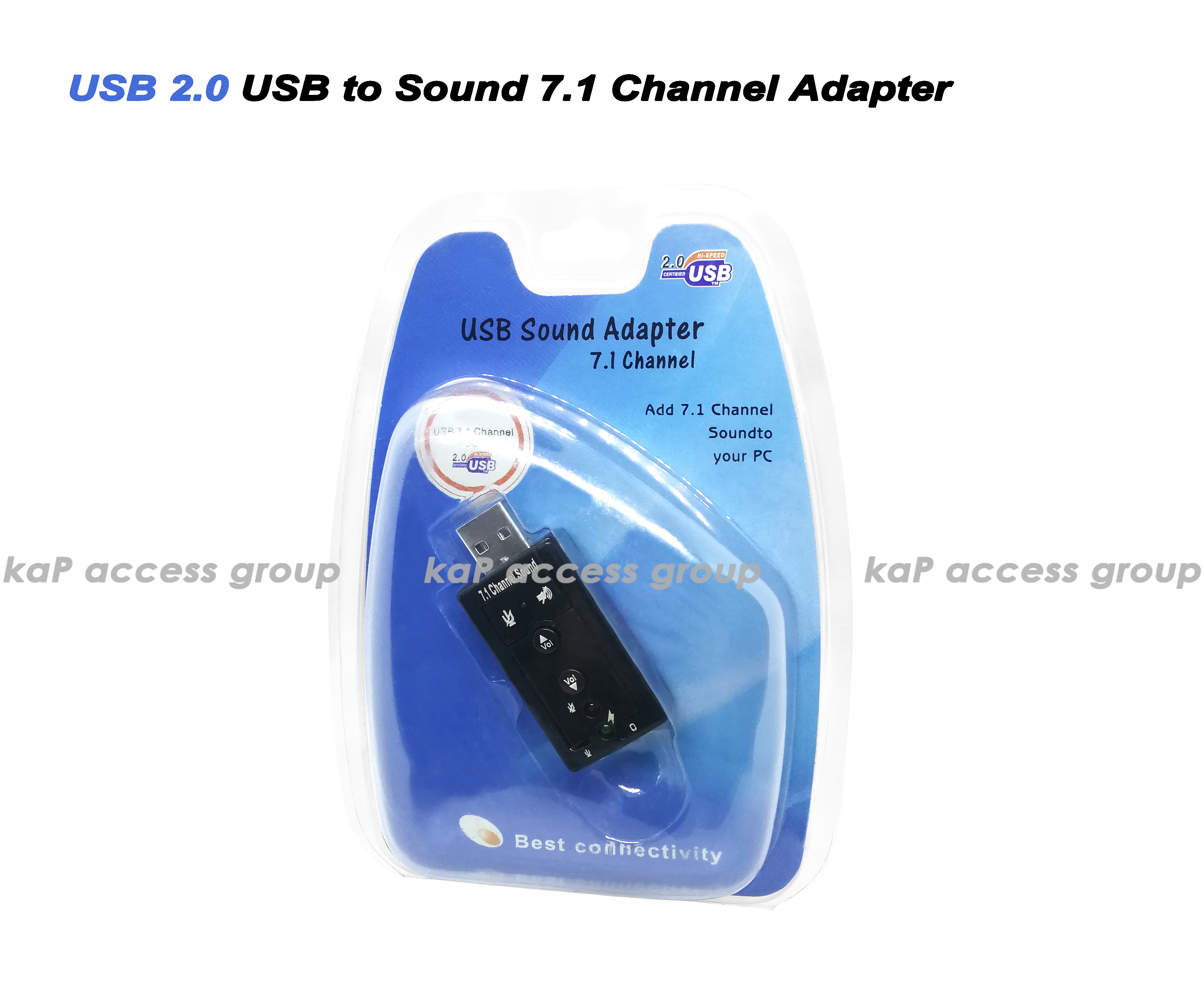USB to Sound 7.1 Channel Adapter