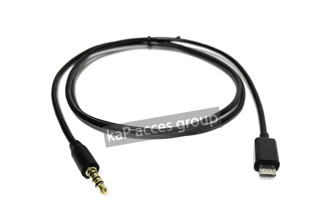 สาย Micro USB / 3.5มม. AUX Stereo SPD (ยาว 1เมตร)